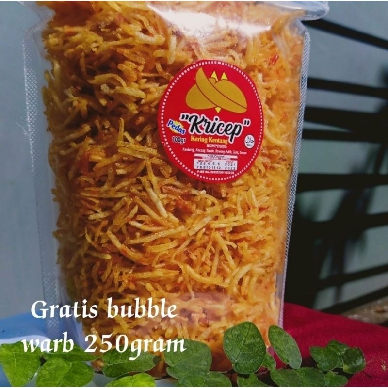

Eumsig Kentang Mustofa Kering Original (Kricep) 250Gram