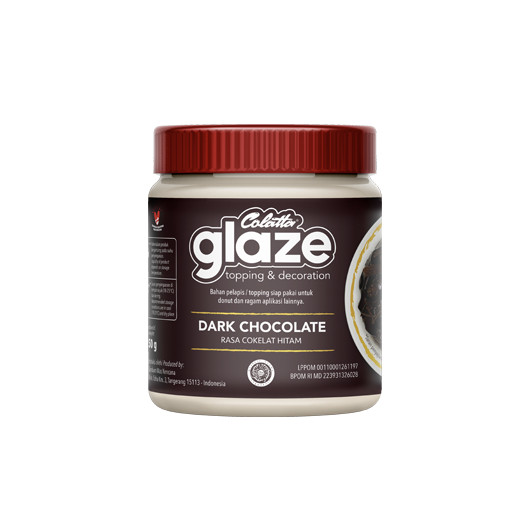 

Sega Tungtung Colatta Glaze Tiramisu / Dark Coklat Kemasan Botol 250Gr