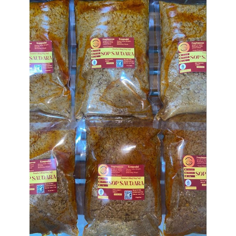 

Sega Tungtung Bumbu Siap Saji Sop Saudara Khas Sulawesi Selatan 100Gr,250Gr,500Gr