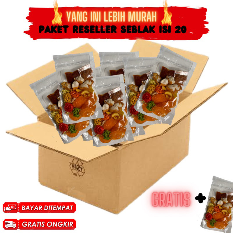 

Sega Tungtung Paket Reseller Seblak 20 Bungkus