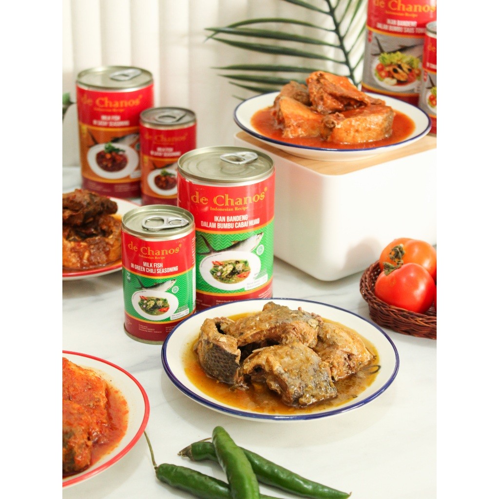 

Sega Tungtung De Chanos Ikan Sarden Bandeng Kaleng Rasa Cabe Ijo 155Gr/425Gr