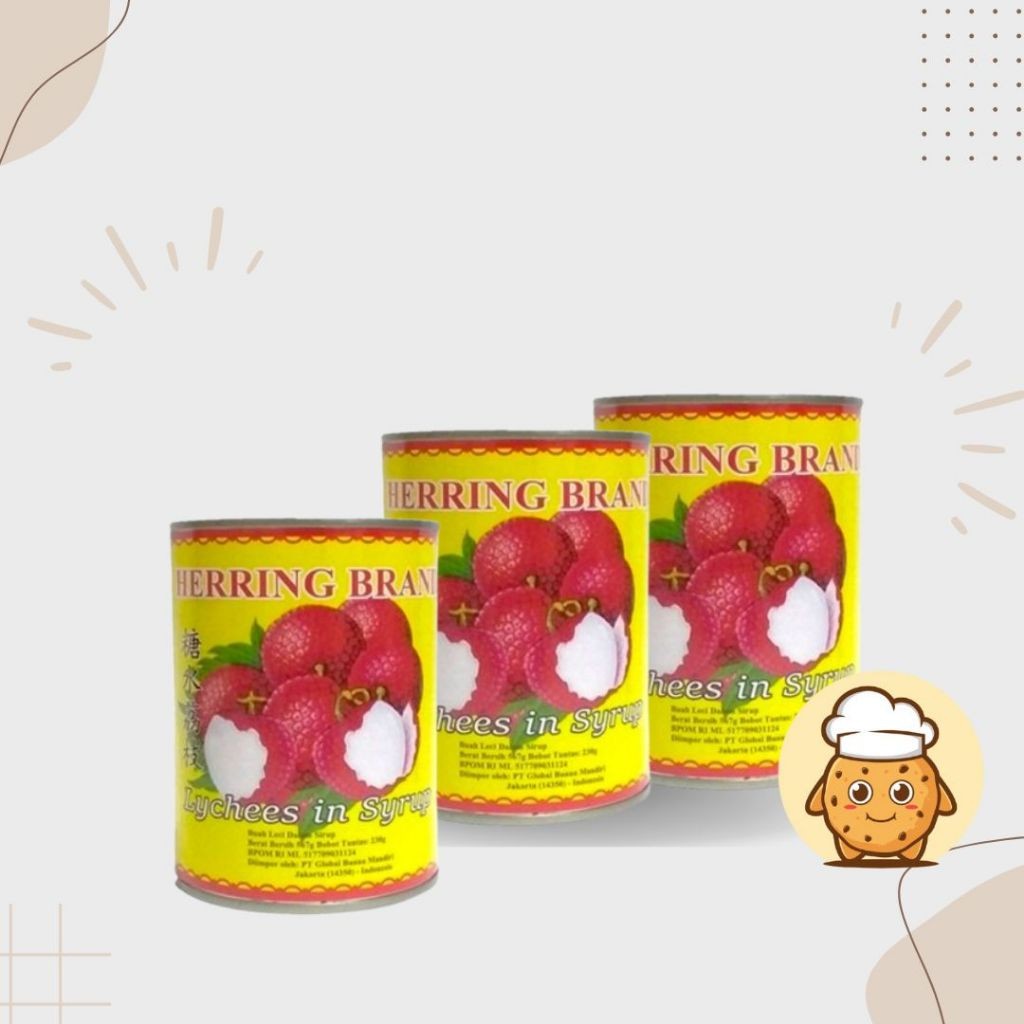 

Sega Tungtung Herring Lychee 567Gr Buah Kaleng
