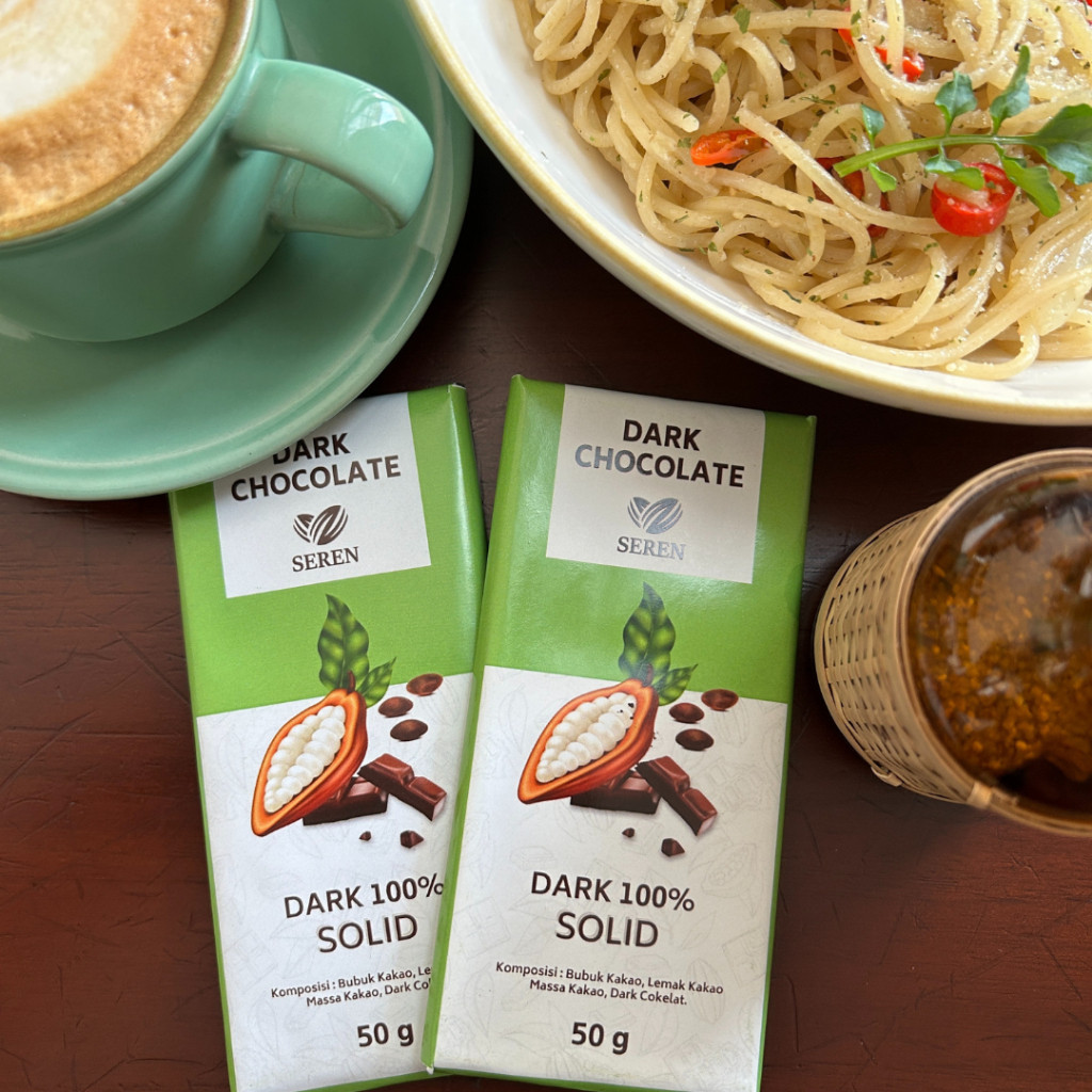

Eumsig Dark Chocolate 100% Tanpa Gula 50Gr Kaya Antioksidan