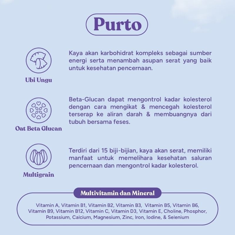 

Sega Tungtung Hotto Purto / Hotto Mame Oat Multigrain 3 Pouch 100% Original Segel Berhologram