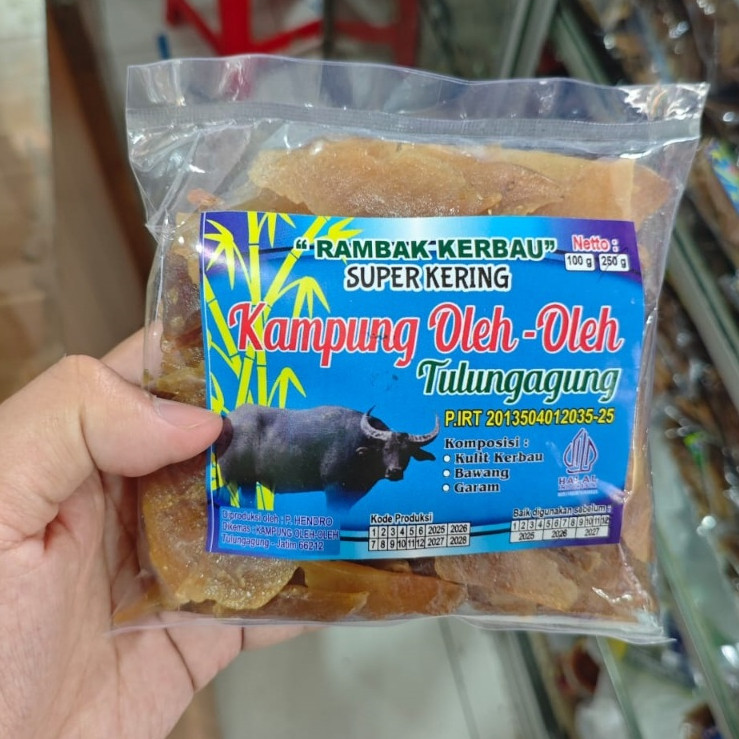 

Sega Tungtung 250 Gram / 1Kg (Lebih ) Kerupuk Rambak Kerbau Mentah Super Kering - Oleh Oleh Khas