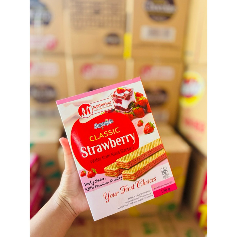 

Sega Tungtung Wafer Marindo Chocolate Dan Strawberry 1 Dus Isi 24