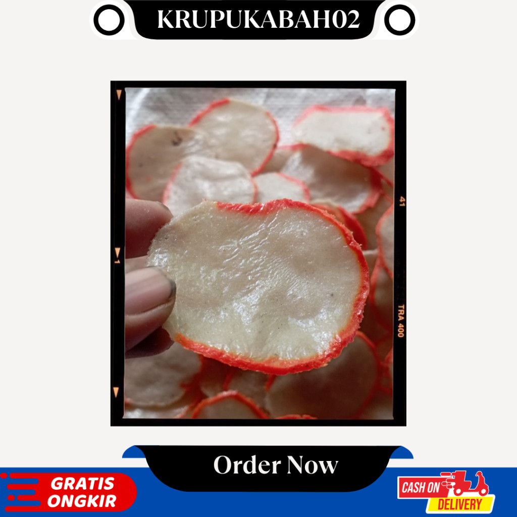 

Sega Tungtung Krupuk Upil Mentah 1Kg Goreng Pasir/Minyak