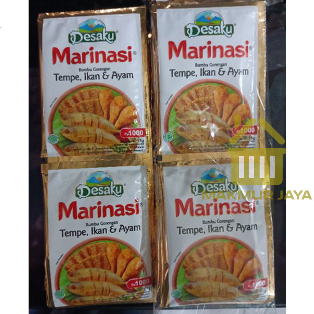 

Sega Tungtung Bumbu Marinasi Ayam Tempe Ikan Desaku Marinasi 1 Renteng Isi 12 Sachet