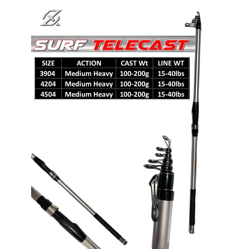 Rod TELESCOPIC AXZ SURF TELECAST