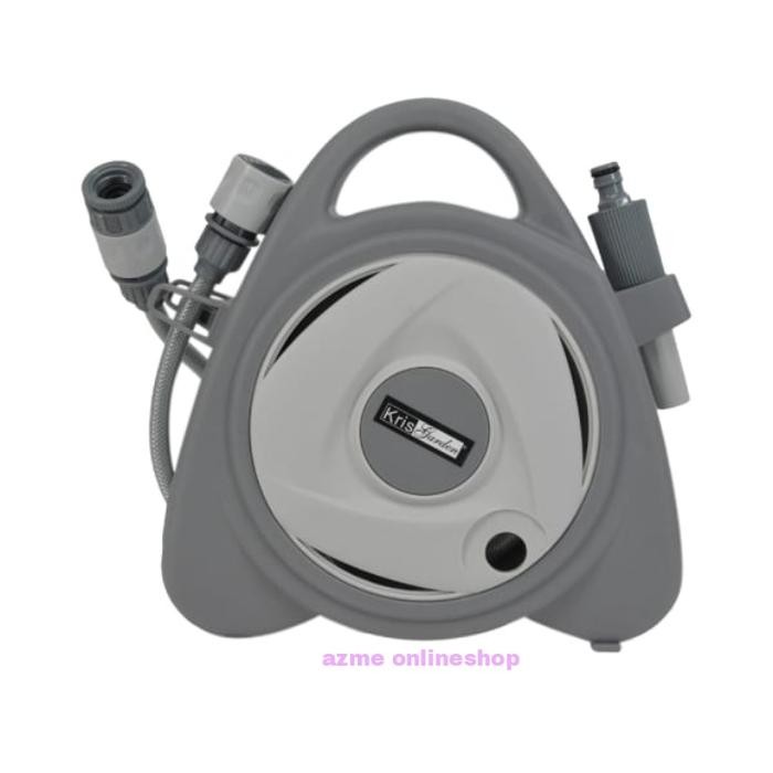 Terbaru Krisbow Garden 10 M Selang Air Dengan Pengggulung_Selang Taman Komplit