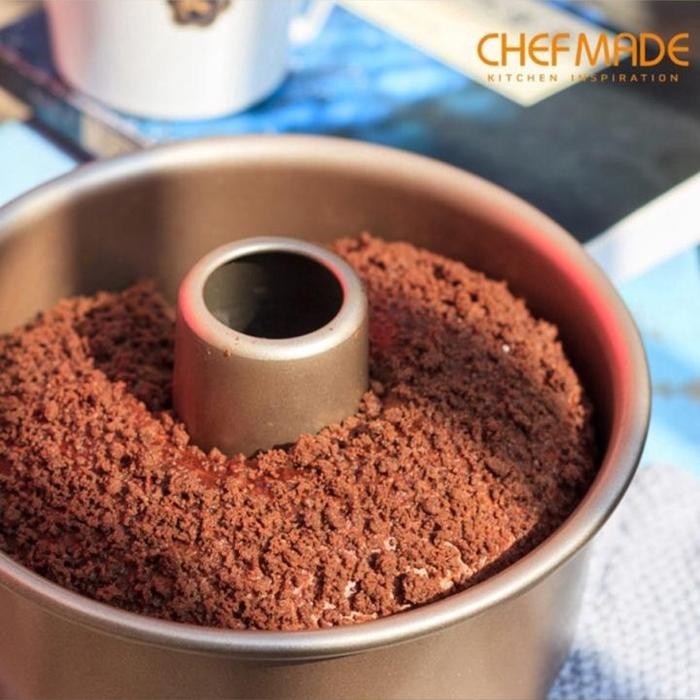 

Chefmade Non Stick Angel Pan Loyang Chiffon Lurus Bongkar Pasang 15Cm