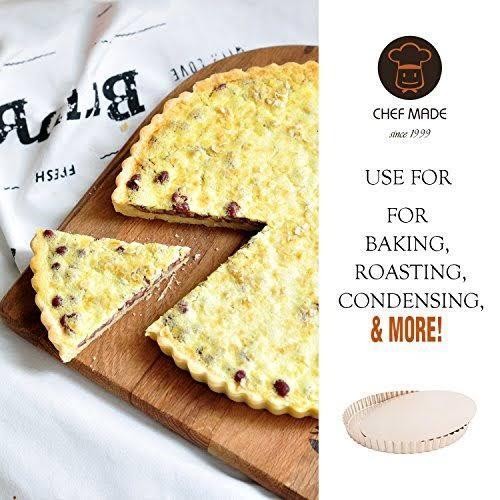 

Chefmade Wk9063 Pie Quiche Round 9,5 Inch Pan Removable Bottom