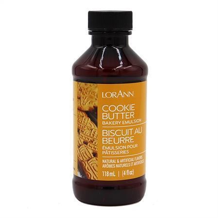 

Lorann Cookie Butter Bakery Emulsion 4Oz 118Ml Extract Flavour Essence