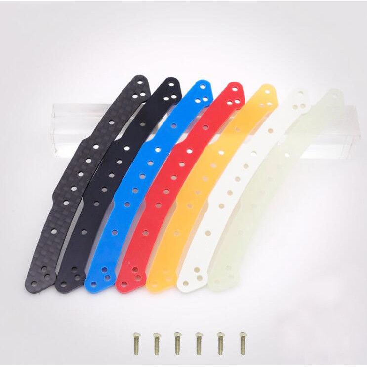 IMPORT 2PCS Colorful Glass Fiber Front Plate 15150 FRP Reinforcing Plate Fit S1/S2/FM/TZ/TZ-X/SX/SXX