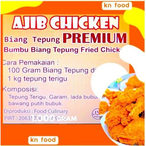 

Terlaris Tepung Bumbu Premium Fried Chicken/Biang Tepung Fried Chicken Premium