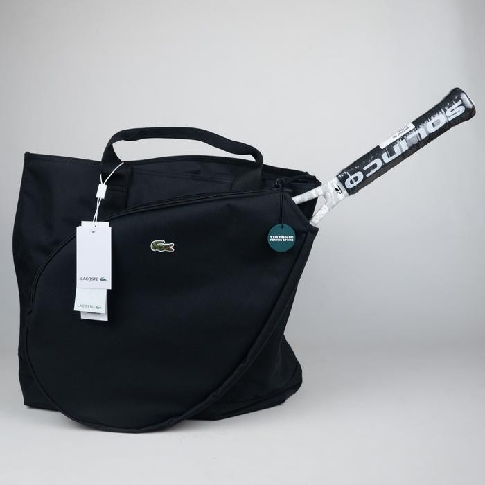 PREMIUM Tas Tenis Lacoste Neocroc Tote Bag Tennis Black BNWT ORIGINAL