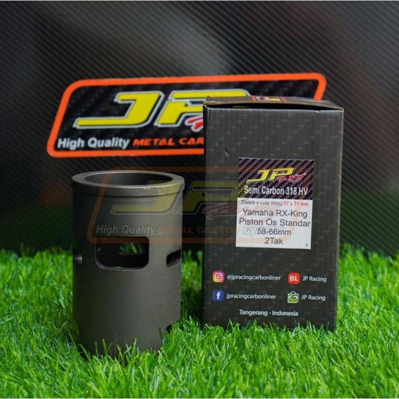 JP carbon liner boring RX KING bahan SEMI CARBON RACING 318 HV ORIGINAL GENUINE ASLI JPLiner