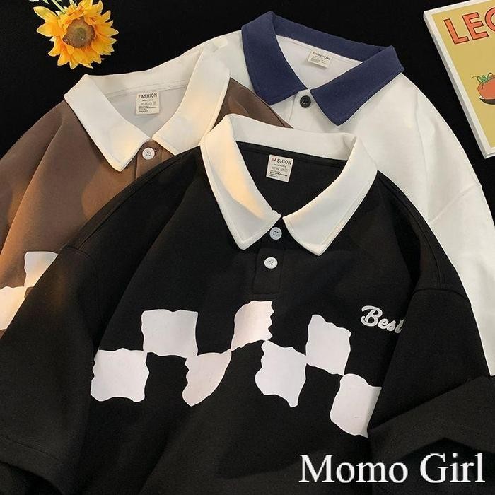 PREMIUM Kaos Kerah Jumbo Polo Oversize Rugby Polo Shirt Kaos Kerah Big Size ( S - 6XL ) CUSTOM Style