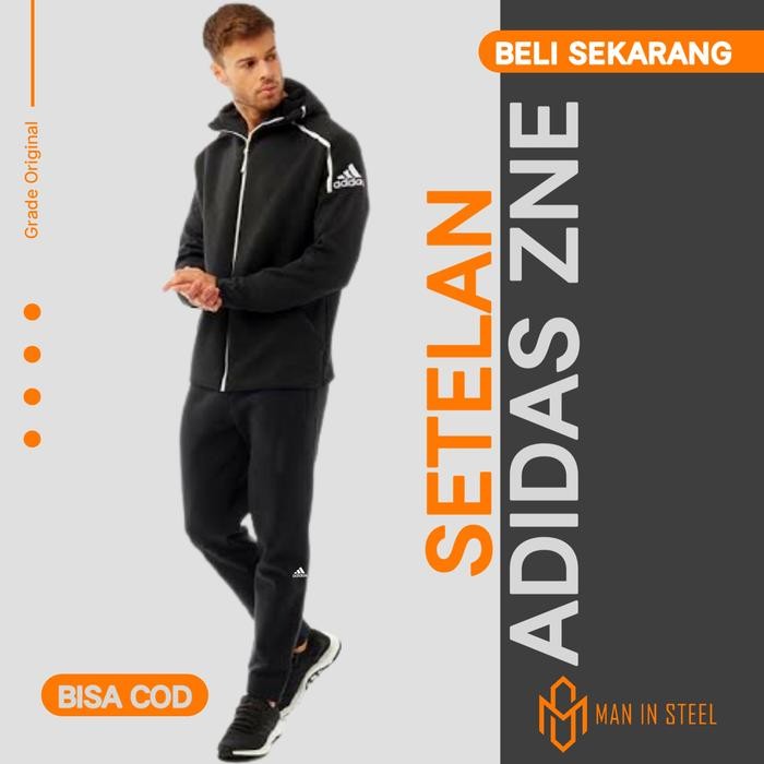 PREMIUM Pakaian Setelan Baju Celana Jaket Training Sport Olahraga Running Pria