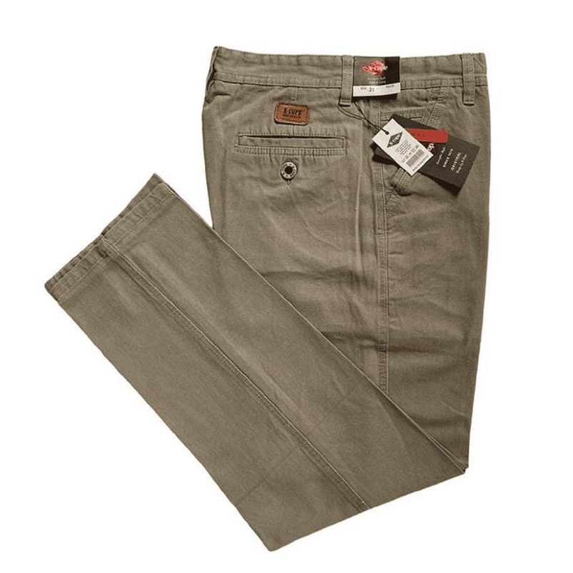 PREMIUM Celana Panjang Pria Katun Standar Reguler Kanvas Kualitas CARDINAL Merk X.COPE Original
