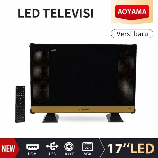 ORIGINAL Aoyama TV LED digital 17" free antena READY STOCK