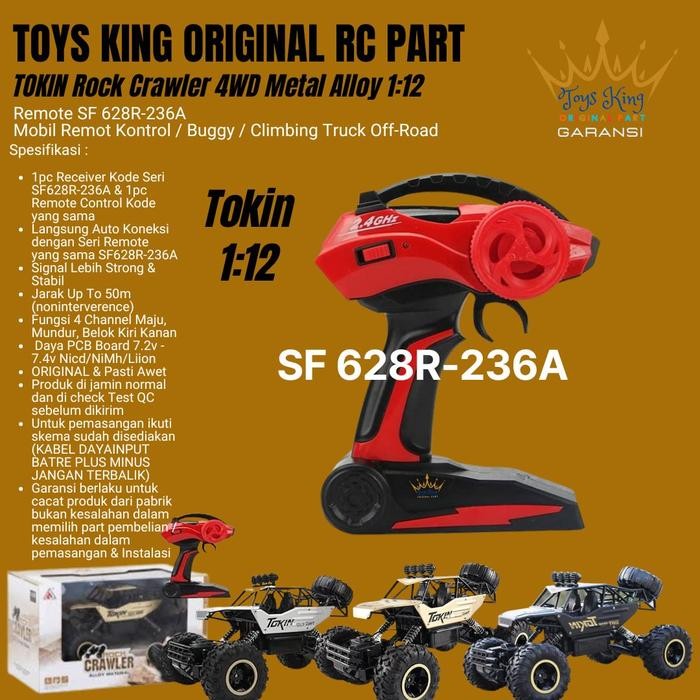 PREMIUM Combo Receiver Board PCB Modul SF 628R-236A RC TOKIN Rock Crawler 4WD Metal 1:12 TOYS KING