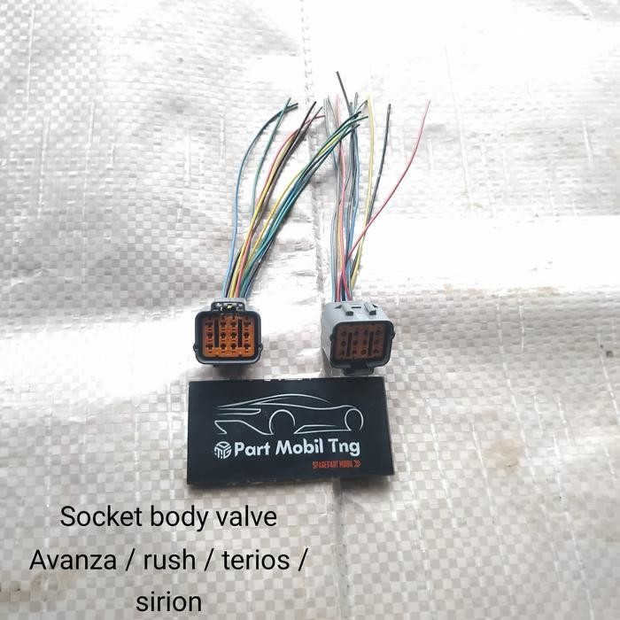 PREMIUM Soket Socet body Valve Rush Avanza Luxio
