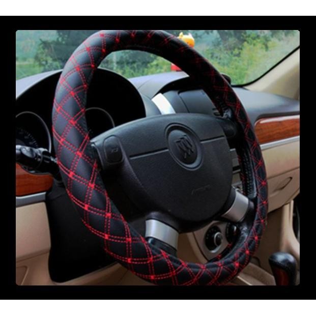 PREMIUM Cover Sarung Stir Mobil Kulit Jahit Avanza Xenia Innova Grand Livina