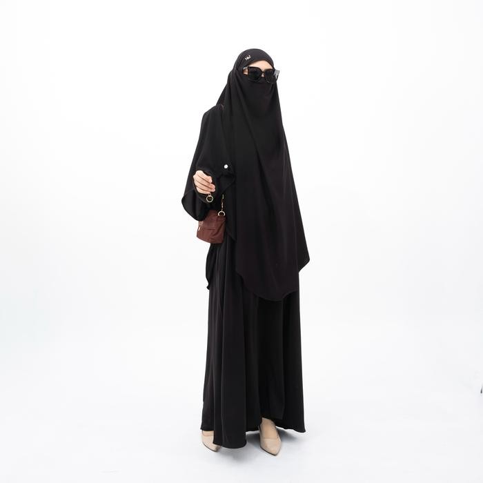 NAJ Studio - Sarah Abaya Gamis Umroh Haji Polos Syari (ABAYA ONLY)