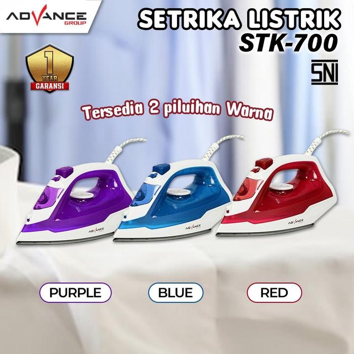 TERLARIS SETRIKA UAP ADVANCE STK700 / SETERIKA UAP MURAH / SETRIKA UAP LISTRIK READY
