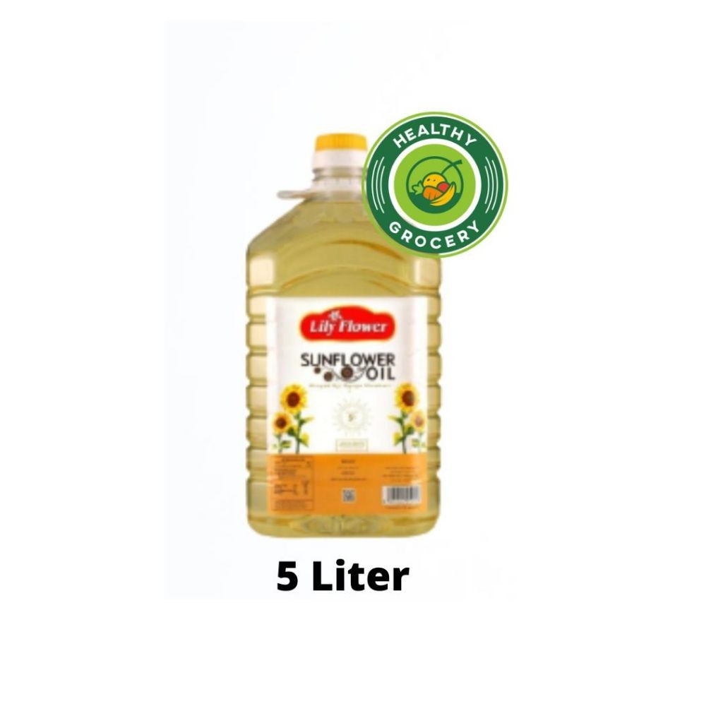 

Lily Flower Oil 5 Liter Canola OIL / Sunflower OIL / Corn OIL / MINYAK SEHAT / MINYAK MPASI / MINYAK