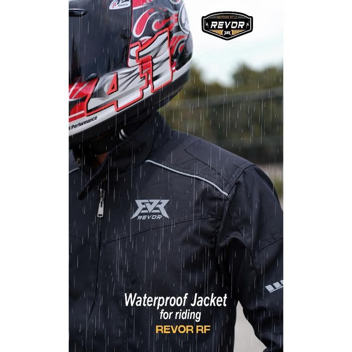 Revor RF Jaket Motor Harian Waterproof