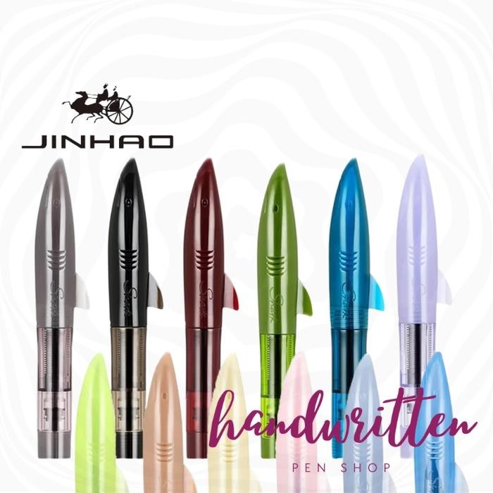 

Ready JT JINHAO Shark Cartridge & Converter Fountain Pen / Pena JINHAO Shark