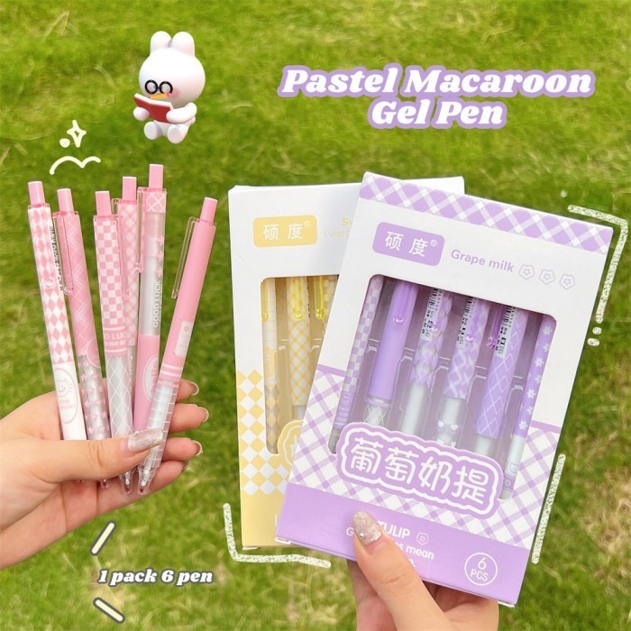 

Ready JT Pulpen Gel Pen Mekanik 0.5mm Tinta Warna Hitam Pen Cetek Motif Bunga