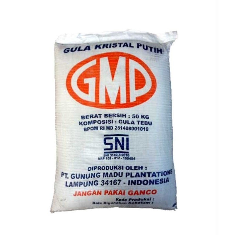 

GULA KRISTAL PUTIH GMP 50KG / BAL