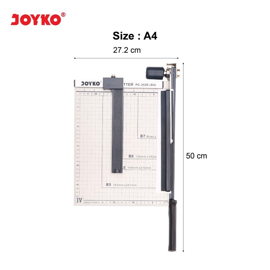 

Pemotong Kertas JOYKO PC-2530 Paper Cutter A4 PC2530
