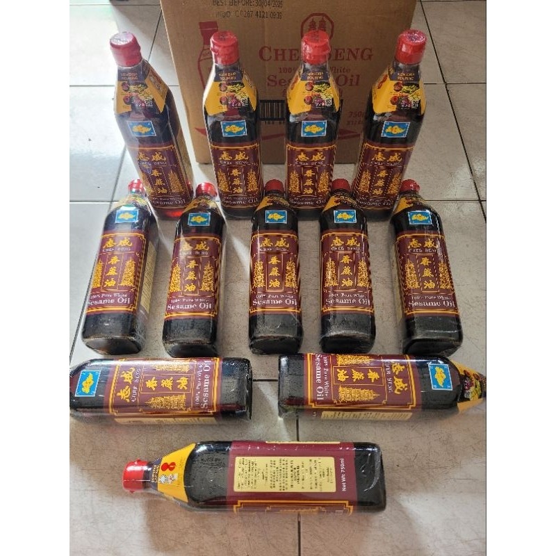 

minyak wijen chee seng pure white sesame oil/minyak wijen pagoda 750ml