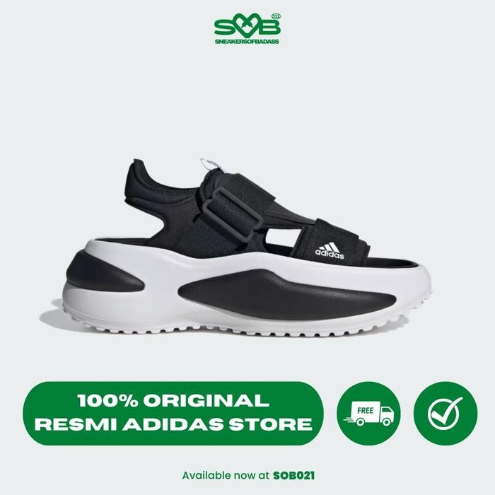 BEST SELLER Sepatu Sandal Adidas Women Mehana Sandals Black/White - IF7365