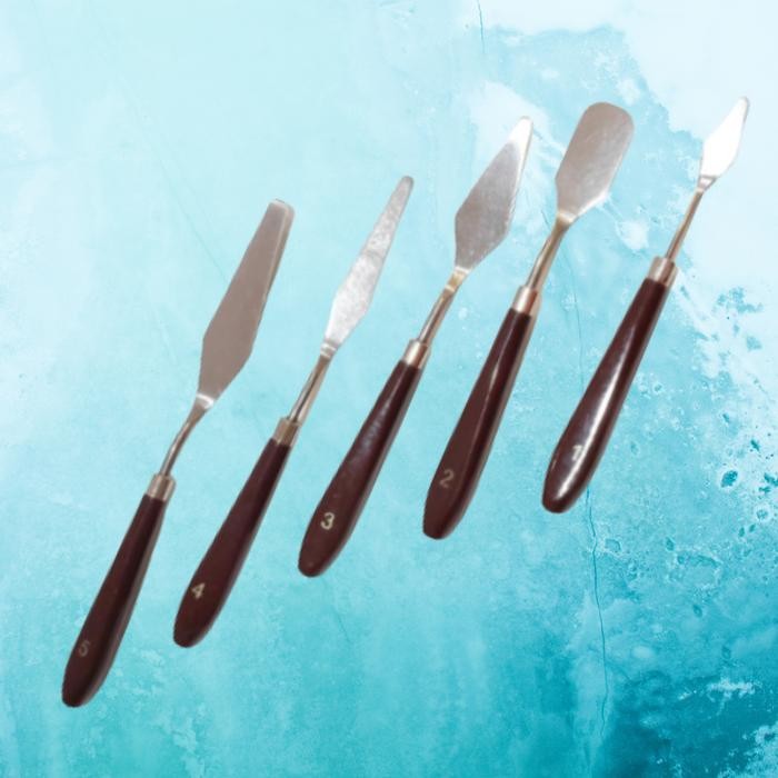 

Palette Knife Painting Set 5 #Gratisongkir