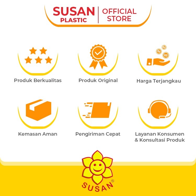 SUSAN - Keranjang SG Rania + Lepek (1 DOS) - Keranjang Hajatan - Rantang Berkat - Keranjang Souvenir