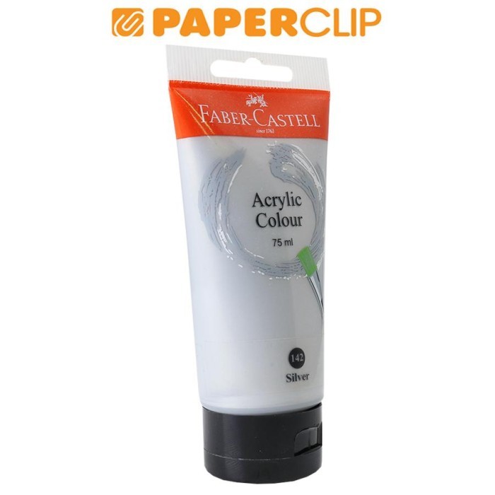 

Cat Acrylic Faber Castell 187511 75Ml Silver #Gratisongkir