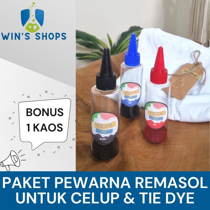 

Paket Pewarna Remasol Untuk Celup Dan Tie Dye - Free 1 Kaos #Gratisongkir