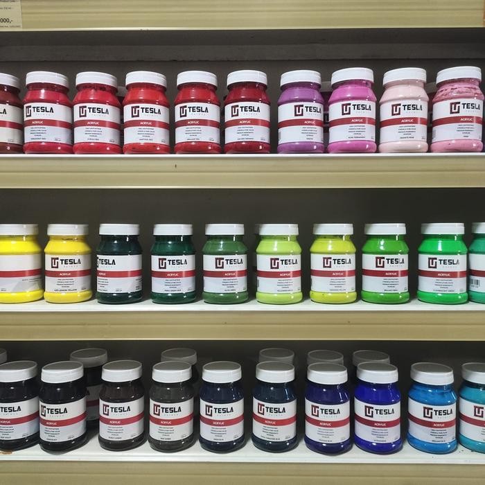 

Alat Lukis / Cat Akrilik - Tesla Acrylic Paint - Uk. 250 Ml (Part 2) #Gratisongkir