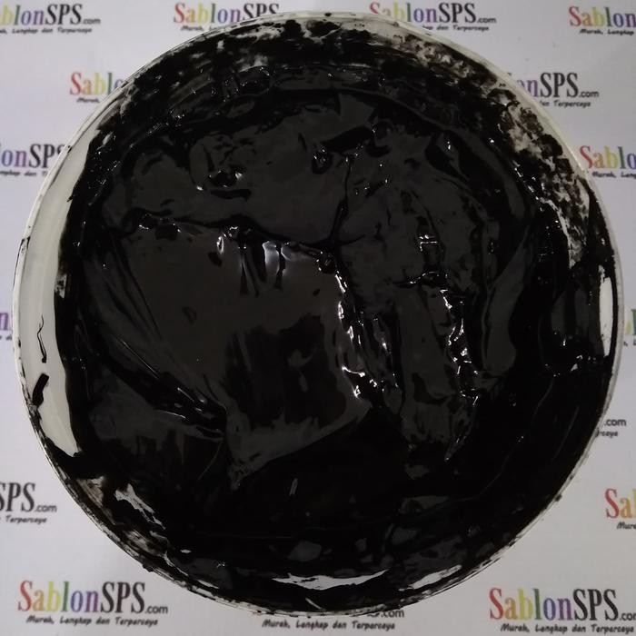 

Tinta Sablon Plastisol Chroma Black #Gratisongkir