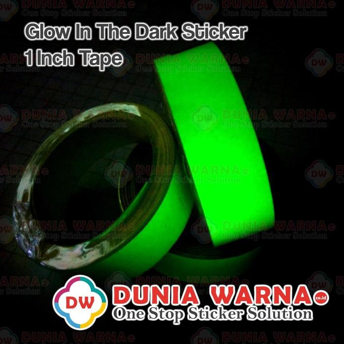 

Stiker Fosfor Hijau Photoluminence Glow In The Dark 25 Mm X 5 Meter #Gratisongkir