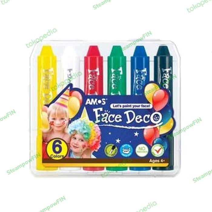 

Face Painting / Face Deco / Body Paint Amos 6 Pcs Stick Color Warna #Gratisongkir