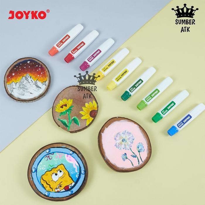 

Cat Akrilik Acrylic Color Joyko Acc-12Ml 12 , 18 , 24 Warna #Gratisongkir