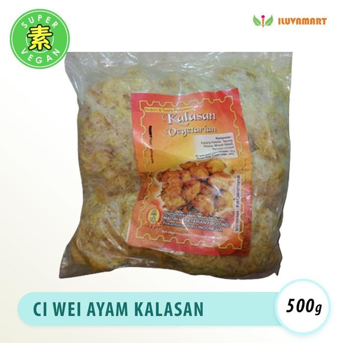 

Terlaris Ci Wei Kalasan Vegetarian 500Gr Ayam Goreng Kunyit Vegetarian Vegan