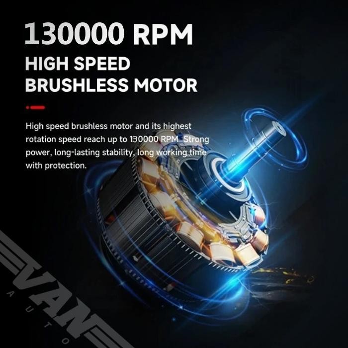 Mini Jet Turbo Air Duster Blower Pengering Cuci Mobil Motor Jet Blower Cordless Hand Blower