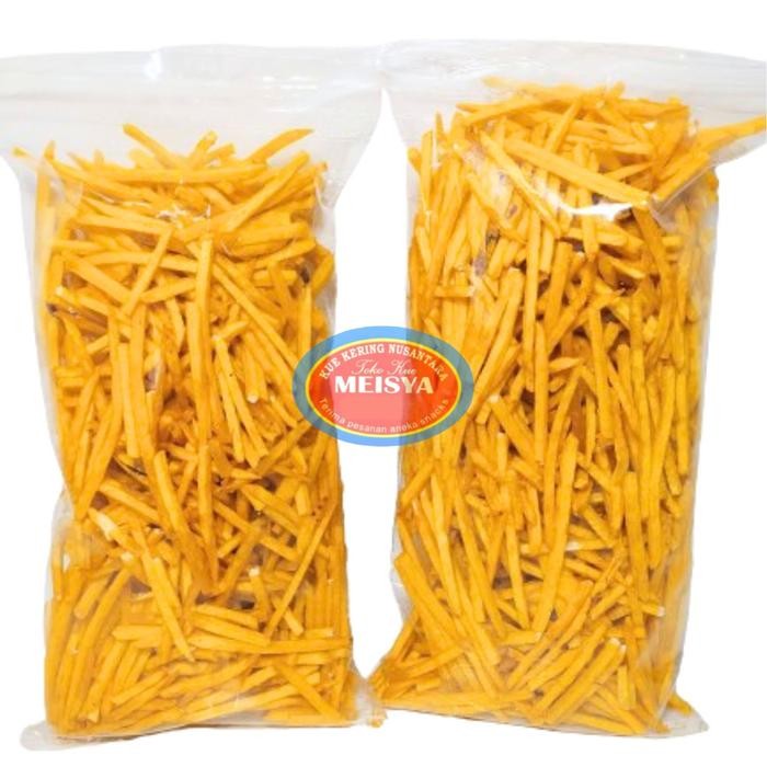 

Terlaris Stik Talas Kuning - Keripik Talas Bogor - Stik Talas Kuning Kunyit 250 Gram